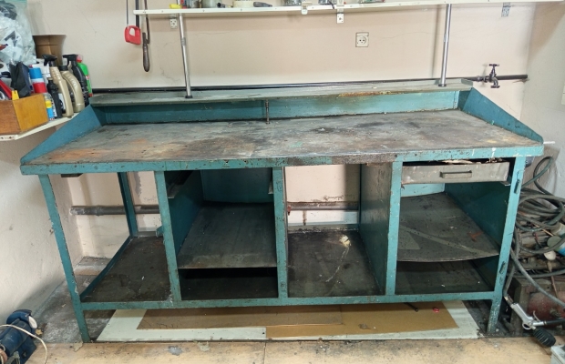 Stół metalowy warsztatowy - Zdjęcie 1