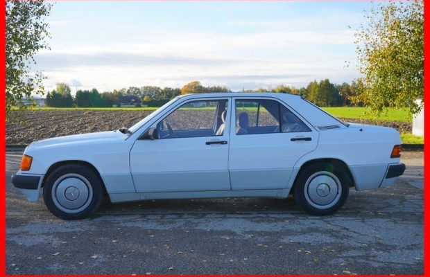 Mercedes 190 1.8 benzyna 109KM przebieg 194 tys km 1990r lub zamiana - Zdjęcie 1
