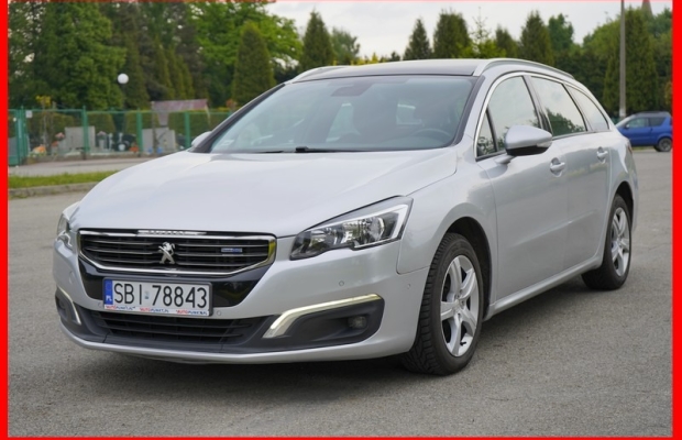 Peugeot 508 2.0 HDI 150 KM 1 rej. 2016 r nawi panorama kamera - Zdjęcie 1