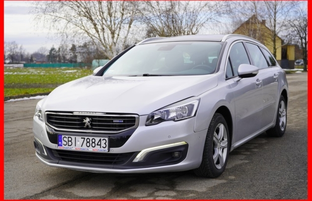 Peugeot 508 2.0 HDI 150 KM 1 rej. 2016 r nawi panorama kamera - Zdjęcie 1