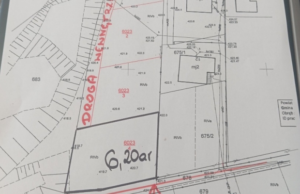 Działka budowlana w Łękawicy - Zdjęcie 2