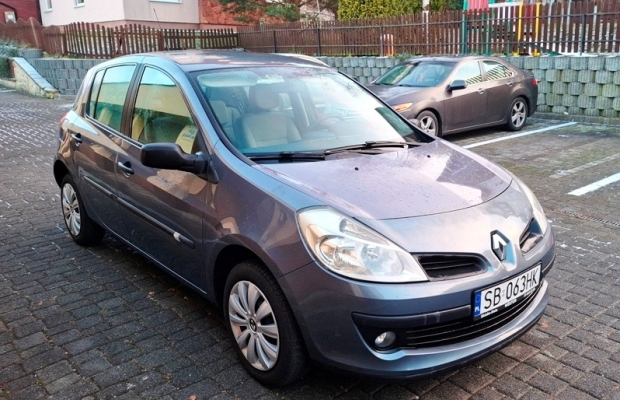 Renault Clio III Expression 1.2 16V 75KM Benzyna Klimatyzacja 5 drzwi Serwisowany Bardzo Ładny Kolor - Zdjęcie 2