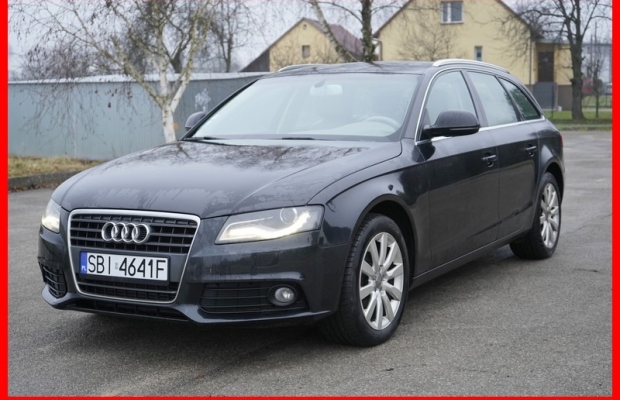 Audi A4 B8 2.0 TDI 143 KM 2009 r skóra, nawi, tempomat, klimatronik - Zdjęcie 1