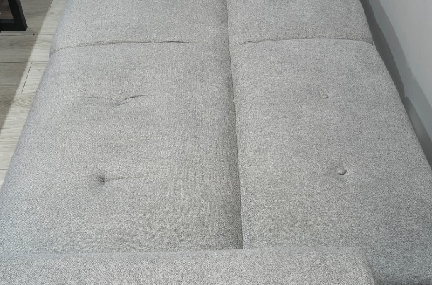 Kanapa mała, szara, funkcja spania - Zdjęcie 2