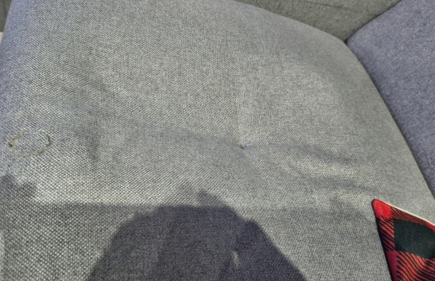 Kanapa mała, szara, funkcja spania - Zdjęcie 8