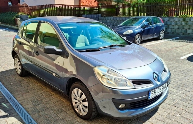Renault Clio III Expression 1.2 16V 75KM Benzyna Klimatyzacja 5 drzwi Serwisowany Bardzo Ładny Kolor - Zdjęcie 4