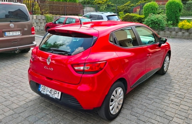 RENAULT CLIO IV SALONOWY 74.950km! Piękny Kolor FLAME RED Serwisowany Bardzo Zadbany - Zdjęcie 2