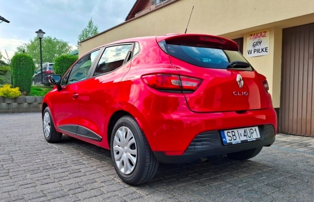 RENAULT CLIO IV SALONOWY 74.950km! Piękny Kolor FLAME RED Serwisowany Bardzo Zadbany - Zdjęcie 1
