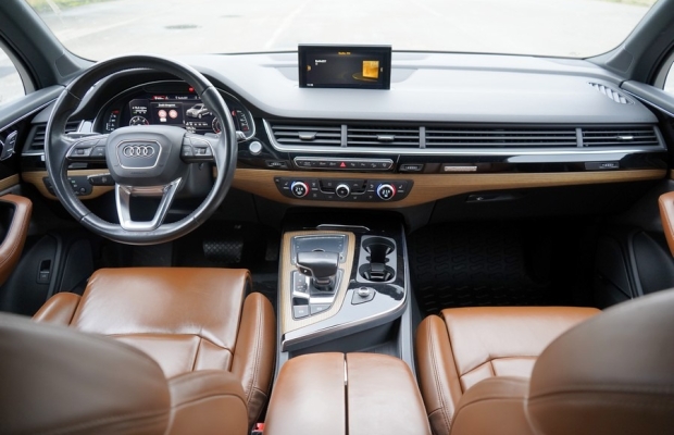 Audi Q7 3.0 TDI 218 KM 2016 r Quattro polski salon nawi skóra stan perfekcyjny - Zdjęcie 7