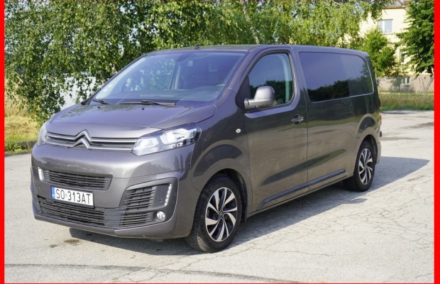 Citroen Jumpy 2.0 HDI 177 KM 2017 rok automat 6 osobowy przebieg 178 tys. km. nawigacja tempomat hak 2000 kg - Zdjęcie 1