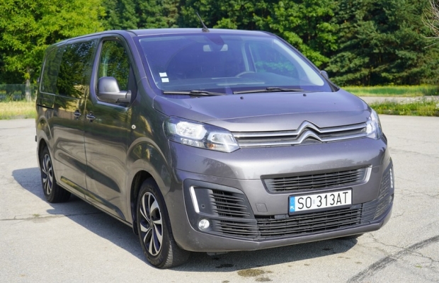 Citroen Jumpy 2.0 HDI 177 KM 2017 rok automat 6 osobowy przebieg 178 tys. km. nawigacja tempomat hak 2000 kg - Zdjęcie 6