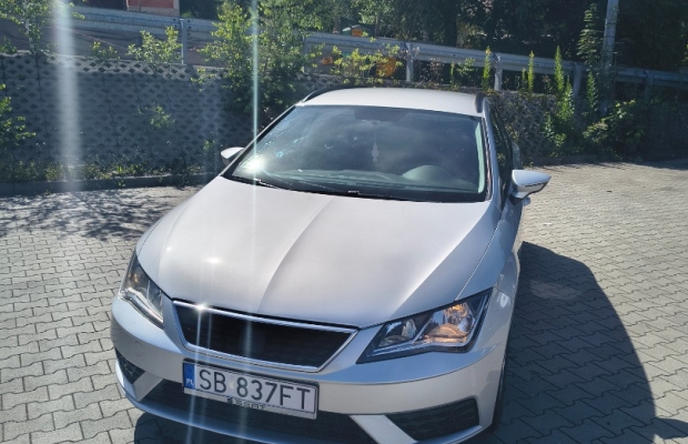 Seat Leon 1.6 TDI 2017 Kombi | Polski salon | Bez wkładu | Tempomat - Zdjęcie 4