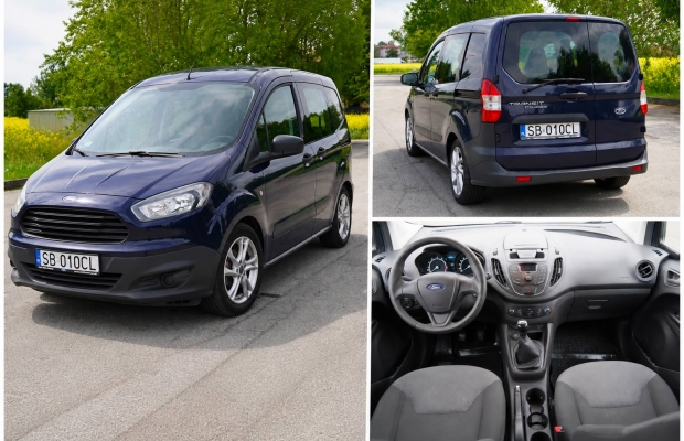 Ford Tourneo Connect 1.0 101 KM benzyna polski salon 1 rej 2015 - Zdjęcie 1