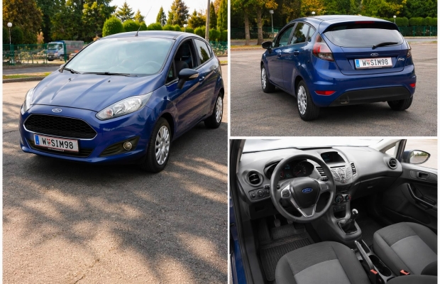 Ford Fiesta 1.0 benzyna 2017 r Van 2 osobowy klima LUB ZAMIANA - Zdjęcie 1