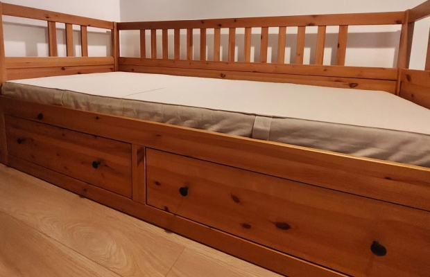 Łóżko drewniane "HEMNES" - Zdjęcie 2