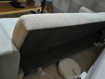 Zdjęcie: Kanapa mała, szara, funkcja spania