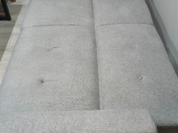 Zdjęcie: Kanapa mała, szara, funkcja spania