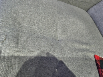 Zdjęcie: Kanapa mała, szara, funkcja spania