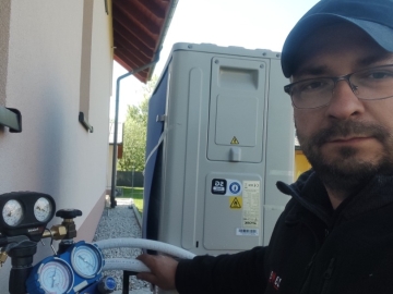 Zdjęcie: Centralne ogrzewanie, klimatyzacje . Pompy ciepła, inst elektryczne