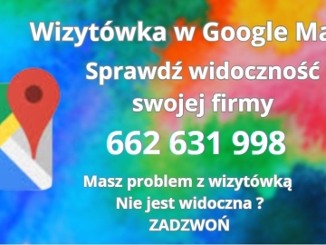 Zdjęcie: Problem z wizytówką w Google/MAPS- pozycjonowanie.Tanio i dobrze. FB Social Media