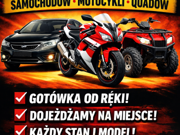 Zdjęcie: Skup samochodow motocykli quadow motorowerów
