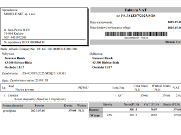 Zdjęcie: Rowerek treningowy ZIPRO nowy, w oryginalnym opakowaniu