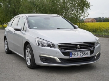Zdjęcie: Peugeot 508 2.0 HDI 150 KM 1 rej. 2016 r nawi panorama kamera