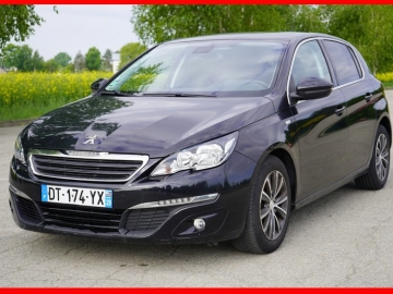 Zdjęcie: Peugeot 308 1.2 110 KM benzyna 2015 r przebieg 105 tys. km nawi tempomat