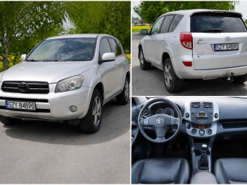 Zdjęcie: Toyota RAV 4 III 2.2 Diesel 177 KM. 2006 r 4X4 skóra tempomat hak