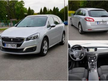 Zdjęcie: Peugeot 508 2.0 HDI 150 KM 1 rej. 2016 r nawi panorama kamera