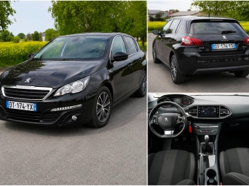 Zdjęcie: Peugeot 308 1.2 110 KM benzyna 2015 r przebieg 105 tys. km nawi tempomat